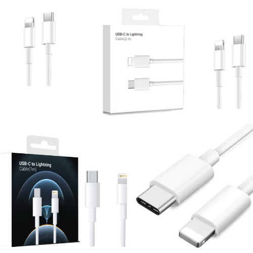 1m 2m USB-C Apple Typ C Ladekabel für iPhone 13 12 11 Pro Max Mini iPad 2020 - Bild 1 von 10