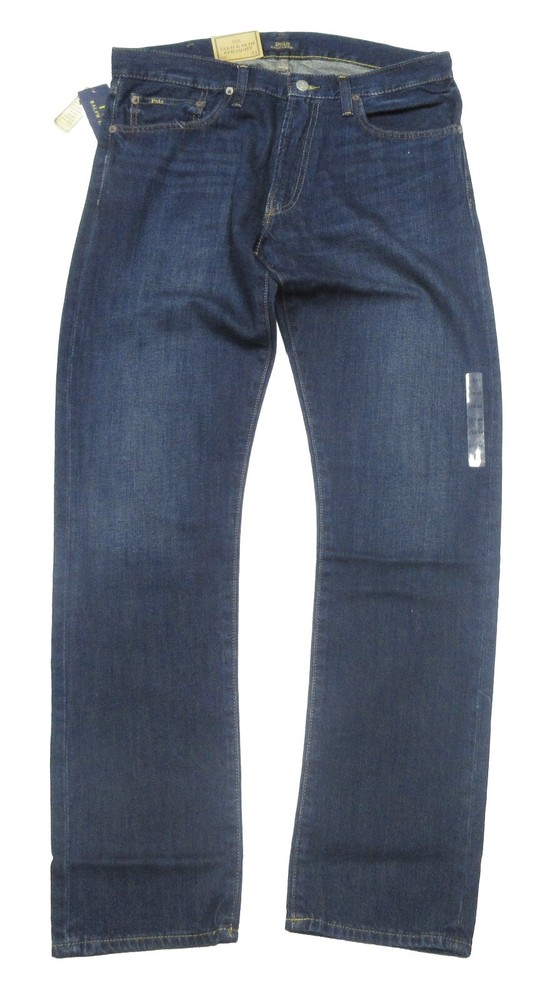 Polo Ralph Lauren Men's Blue The Varick Slim Straight Jeans