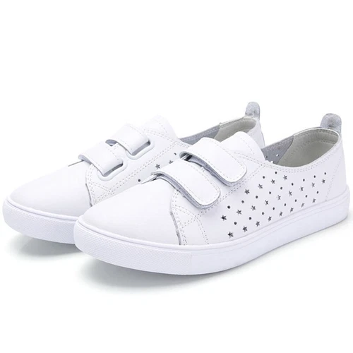 Women Oxford Shoes Leather Ballet Flats Lace Up Soft Casual Comfortable Ladies - Bild 40 von 42