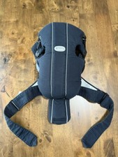 EUC Baby Bjorn infant carrier black 8-25 pounds cotton