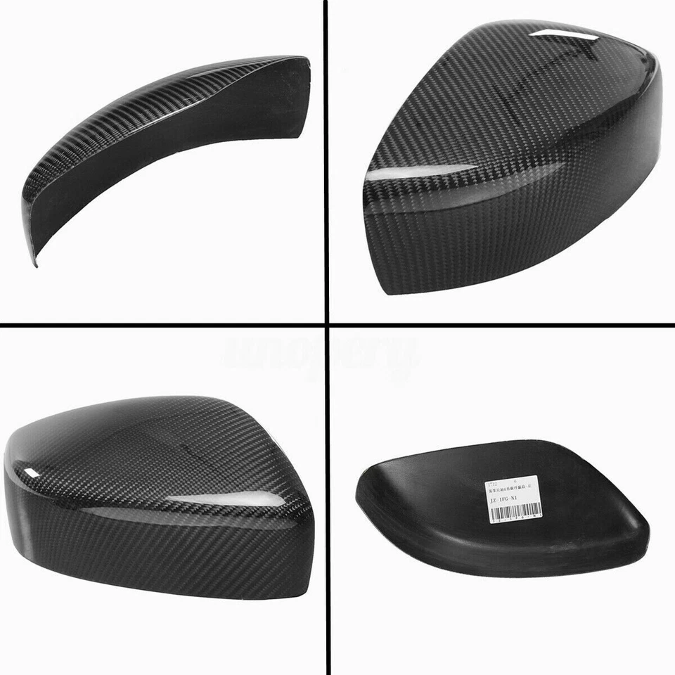 Cubiertas de espejos retrovisores de fibra de carbono real para Infiniti G25 G37 Q40 2009-2015 Foto 2 de 4