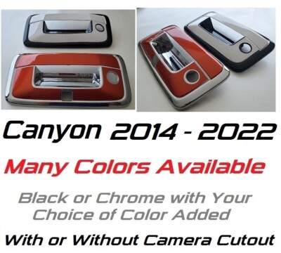 Custom Black OR Chrome Tailgate Cover 2014 - 2022 GMC Canyon YOU PICK CLR