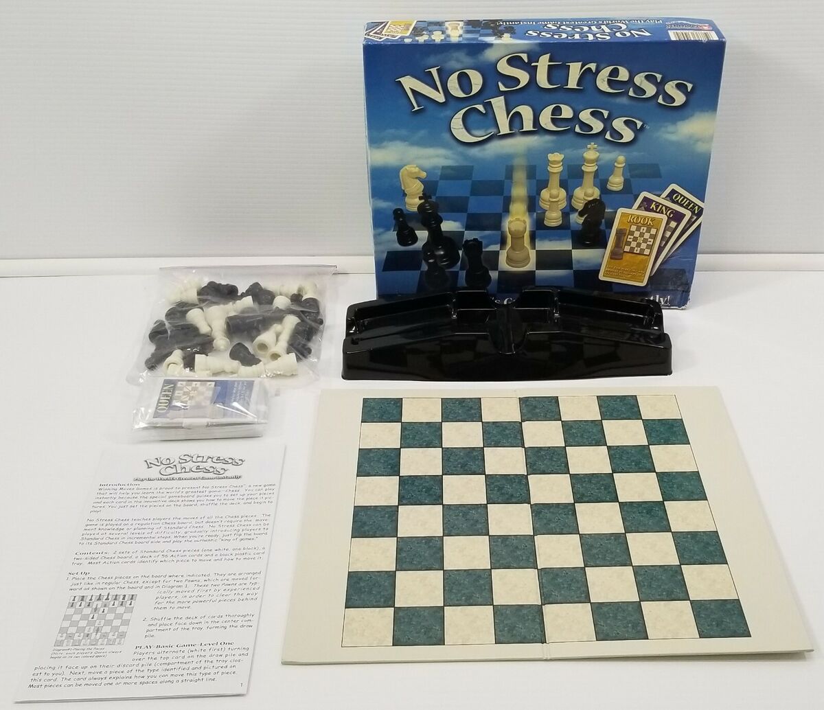 Winning Moves Games Winning Moves No Stress Chess, Natural (1091) for 2  players