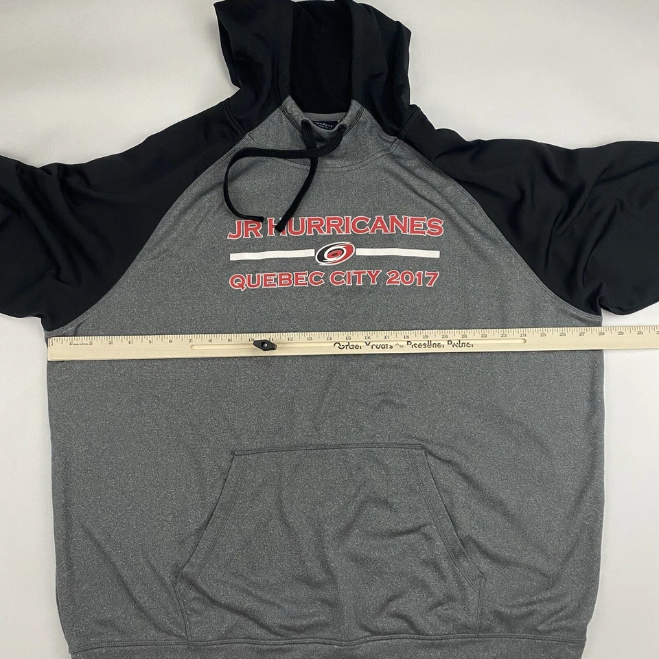 Charles River Apparel Jr. Hurricanes Quebec City 2017 Hooded Sweatshirt 2XL XXL - Image 4 of 4