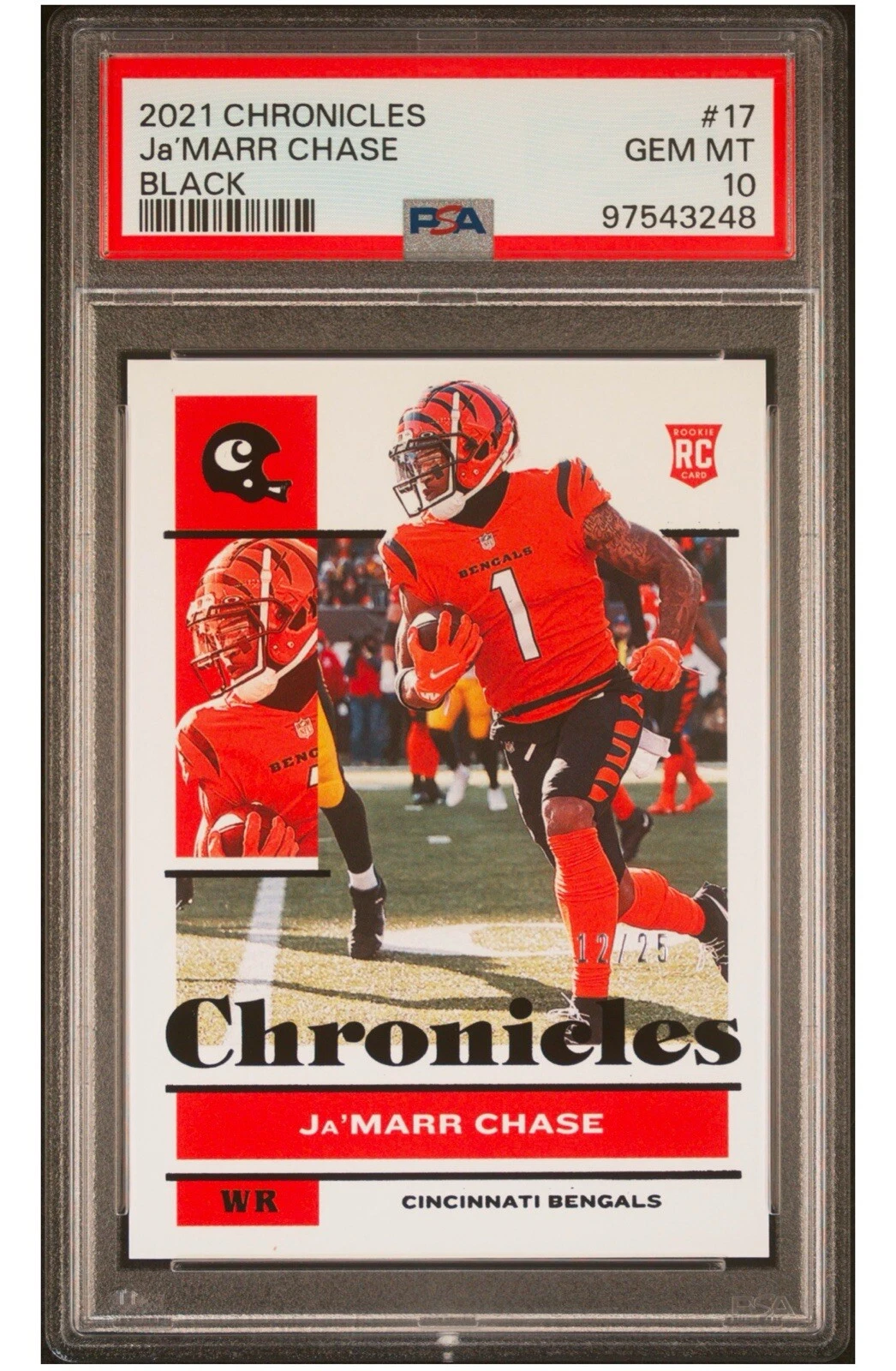 JaMarr Chase Panini Chronicles #17 Black