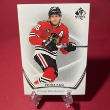 2021-22 Upper Deck SP Authentic Patrick Kane Base Card #6 Blackhawks C722