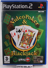 VIDEOPOKER & BLACKJACK E SONY PS2 PLAYSTATION 2 PAL ITALIANO ORIGINALE COMPLETO