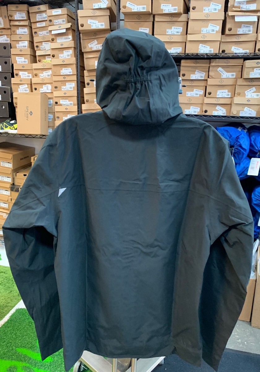 Salomon Men's EXPLORE WP Jacket Black Small MSRP: $110 NWT