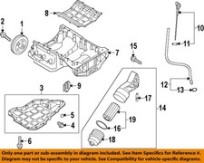 HYUNDAI OEM 17-25 Accent Engine Parts-Lower Oil Pan Bolt 215164A010