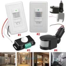 180° LED Infrared PIR Motion Sensor Detector Outdoor LED Wall Light Switch