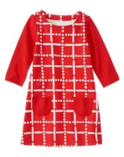 Gymboree Girls Holliday Long Sleeves Dress Sz 4 New
