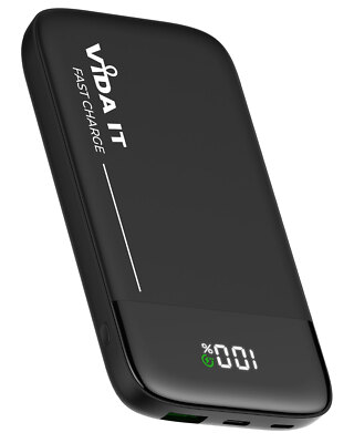 Kompakt Powerbank Schnelles Laden USB-C Ladegerät für Handy PD Quick Charge 3.0