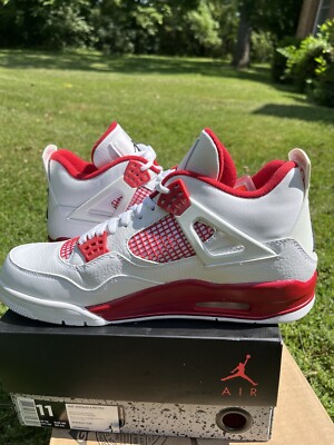 Air Jordan Retro 4 Alternate '89 Men's DS Size 11 White Black Gym