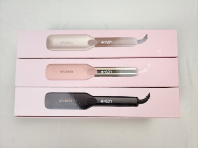 ELLA BELLA Titanium Ionic Hair Straightener Flat Iron - Open Box - Select Color