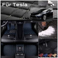 Automatten Für TESLA Model 3 X Y S Fußmatten Luxus Liner PU Leder Bj. 2012-2024
