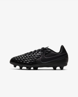 Nike JR Legend 8 Club FG/MG AT5881 010 Black Soccer Cleats Check SIZES NIB  | eBay