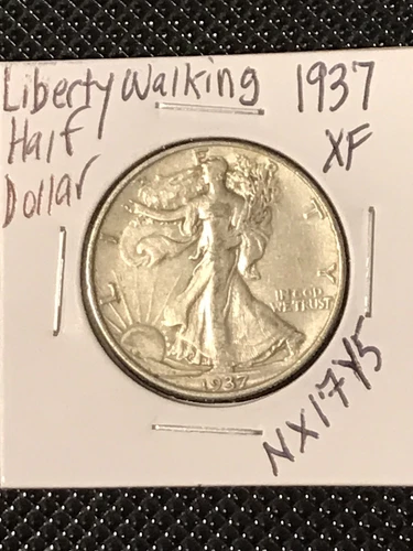 1937 Liberty Walking Half Dollar   XF  **Cleaned**
