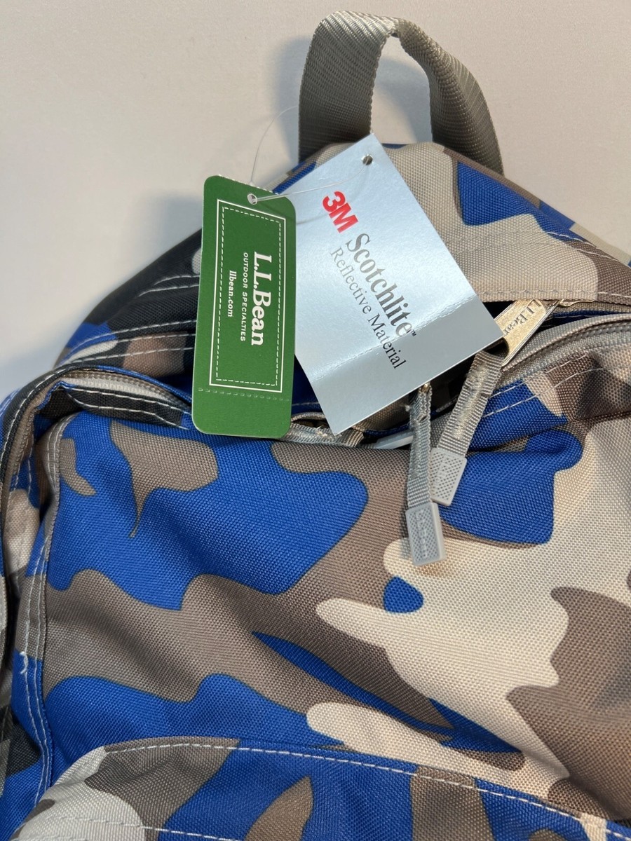 Kids Camo Backpack Laptop Sleeve Set With Reflective