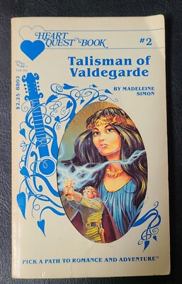 Heart Quest Book #2 Talisman of Valdegarde By Madeleine Simon (PB 1983)