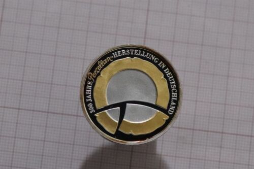 ðŸ§ðŸ‡©ðŸ‡ª GERMANY 10 EURO 2010 SILVER GOLD ENAMEL PORCELAIN 300 YEARS B79 #2905
