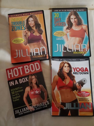 Jillian Michaels - 3 DVD's and Hot Bod In a Box