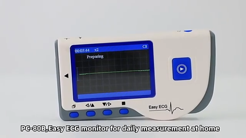 PC-08 Cardiofrequenzimetro Portatile 24 Ore Monitoraggio Frequenzimetro - Video 1 di 1
