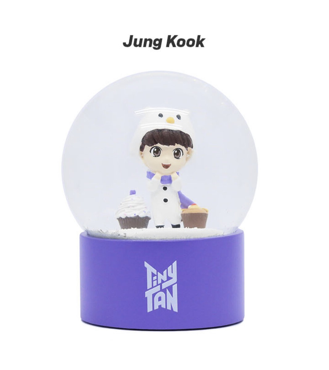 BTS POP-UP: TinyTAN Winter Plush Toys & Snowballs Purple