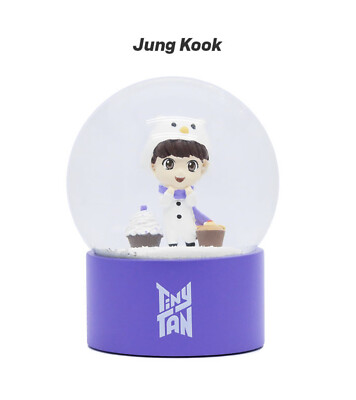 BTS POP-UP: TinyTAN Winter Plush Toys & Snowballs Purple