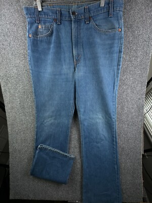 VTG Levi's 40517 0913 Orange Tab Denim Jeans Blue USA Made Cotton