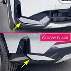 Front + Rear Bumper Molding Trims Stylish For BMW X1 iX1 2023-2025 Glossy Black