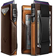 Men Wallet Gift BoxedSlim Front Pocket Wallet Money Clip Card Holder 3