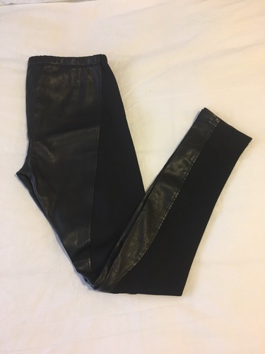 Patrizia Pepe Leather Leggings Size 42 