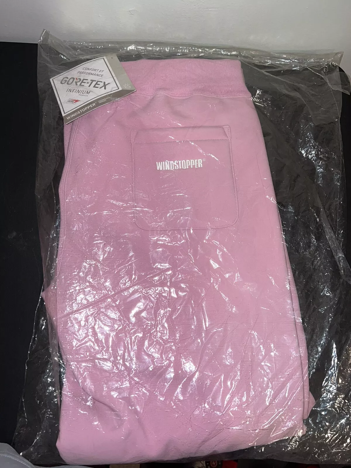 Supreme   Pare brise   Pantalon de survêtement   Rose   Homme GRAND / Taille 36   JAMAIS PORTÉ