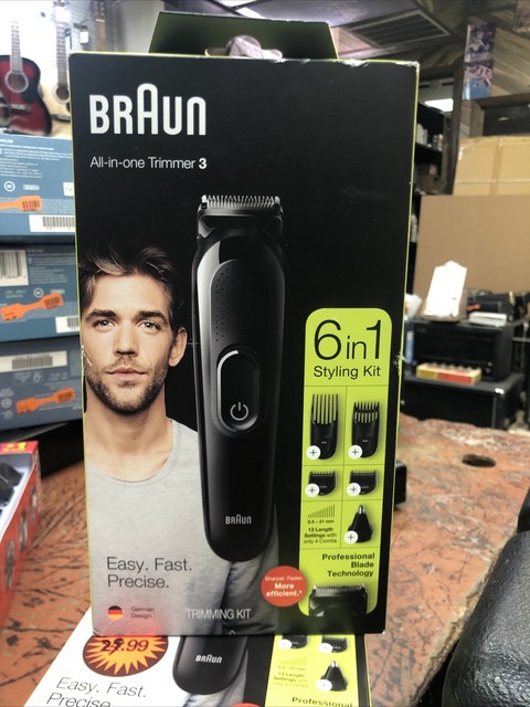braun 6in1 beard trimmer and hair clipper