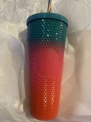 Disneyland Mickey Mouse Halloween Starbucks Tumbler with Straw 2023 - New