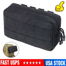 Tactical Molle Pouch Horizontal Pouch Compact EDC Pouch Outdoor Utility Tool Bag