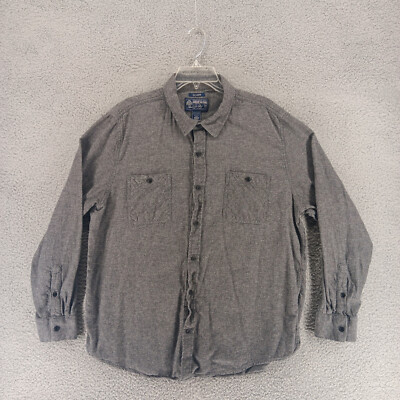 American Rag Mens Button Up Shirt 2XL XXL Gray
