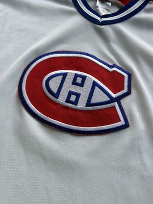 Maillot Vintage Canadiens De Montréal CCM - Taille L - Blanc - Années 90 - Occasion Bon état