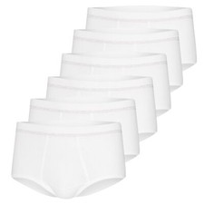 ESGE Herren Slips Unterhosen 100% Baumwolle Schlüpfer Doppelripp im 6er Pack