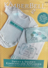 KIMBERBELL EMBROIDERY CD KD595 - SWEET  SNARKY APPLIQUE EMBROIDERY DESIGNS