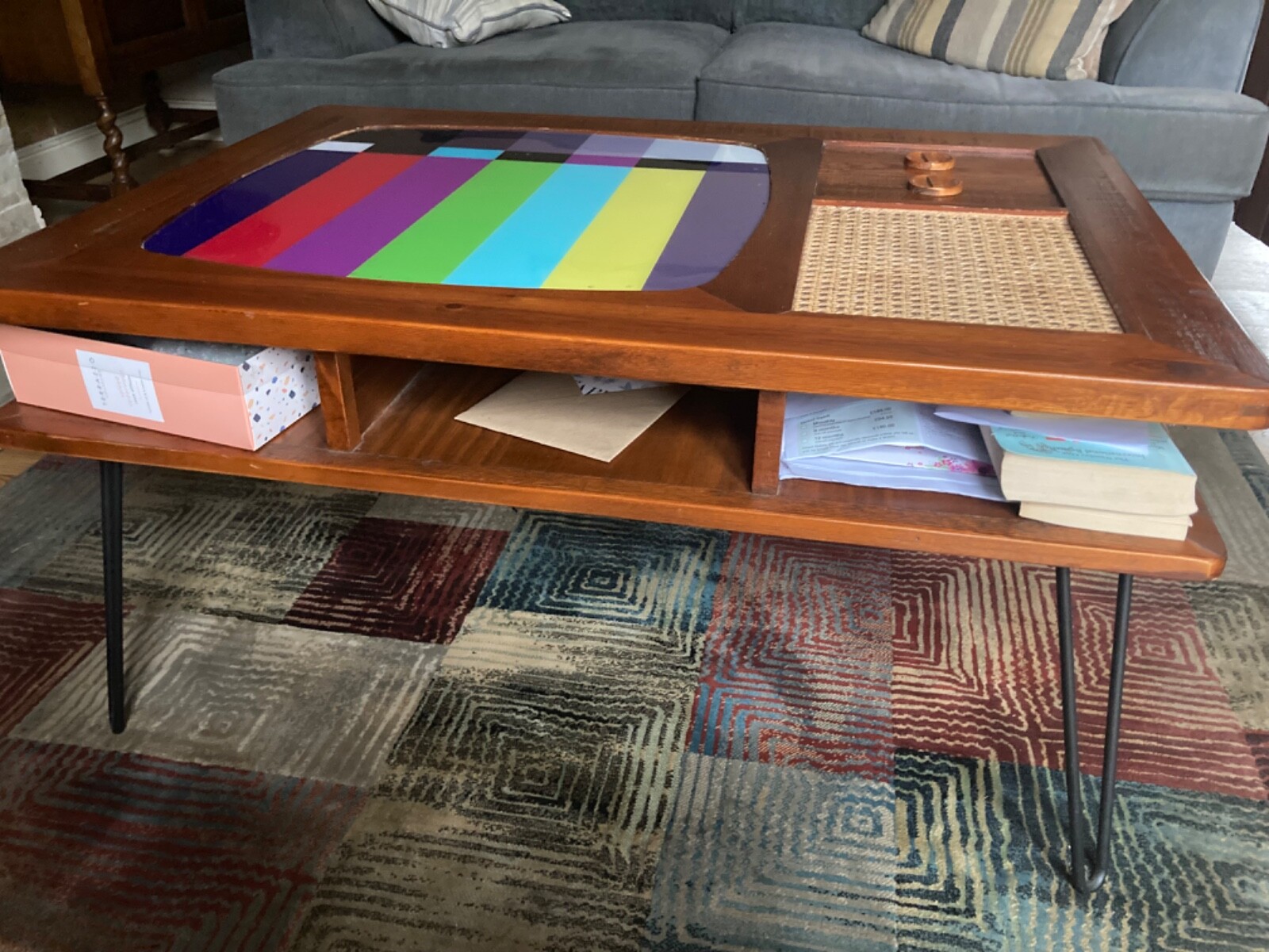 Unusual retro coffee table eBay