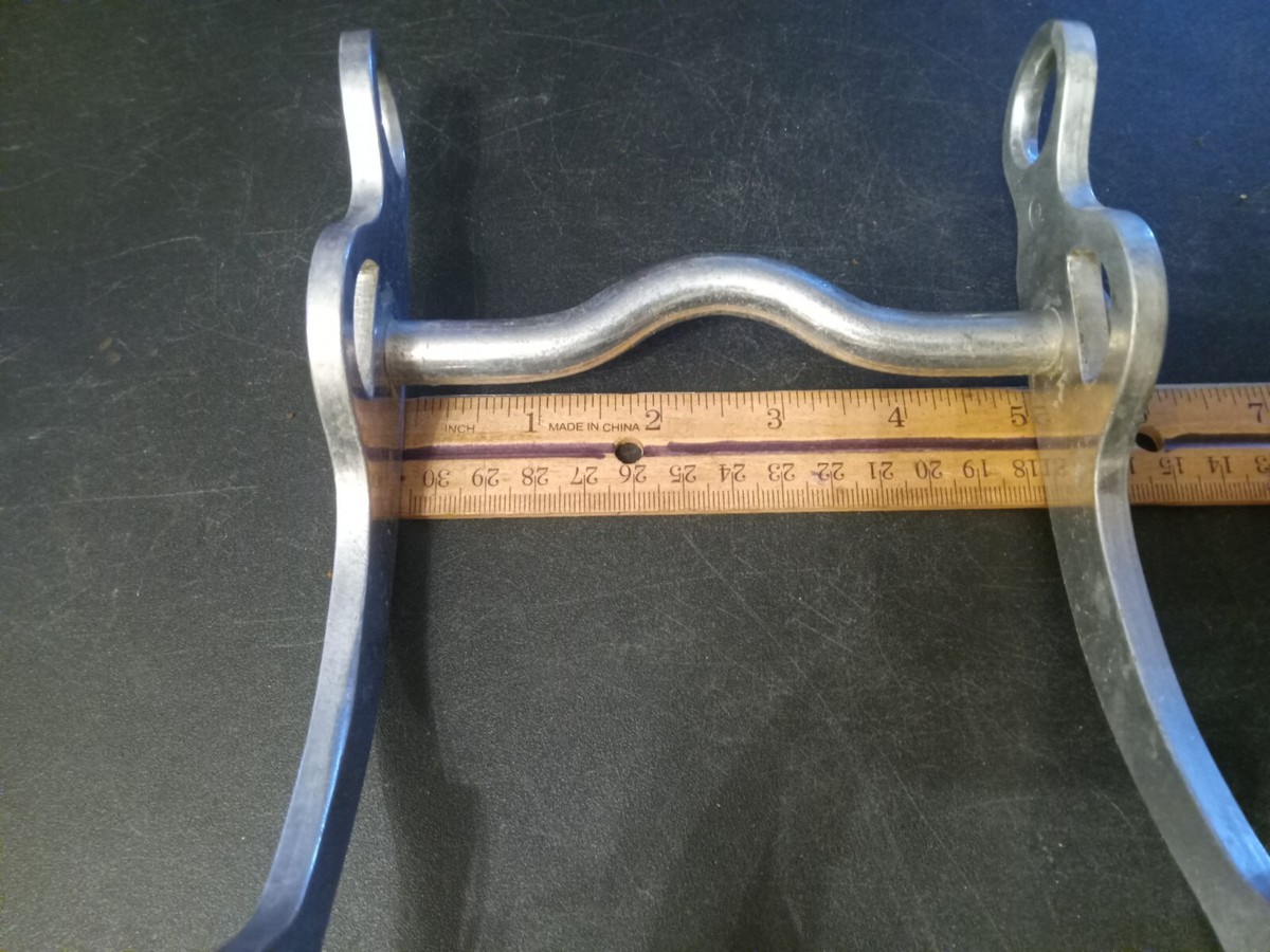 ancien embout à manivelle Crockett Renalde aluminium 4 rênes 5 en port bas