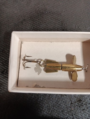 Vintage Rhodes Minnow Fishing Lure Pennsylvania Antique Tackle Box Bait Bass (6) - Picture 3 of 10
