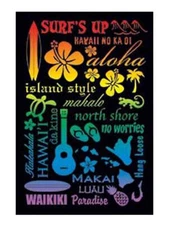 Hawaiian Style Hawaii Icons Aloha Flower Collectible Poker Playing Cards Island 
