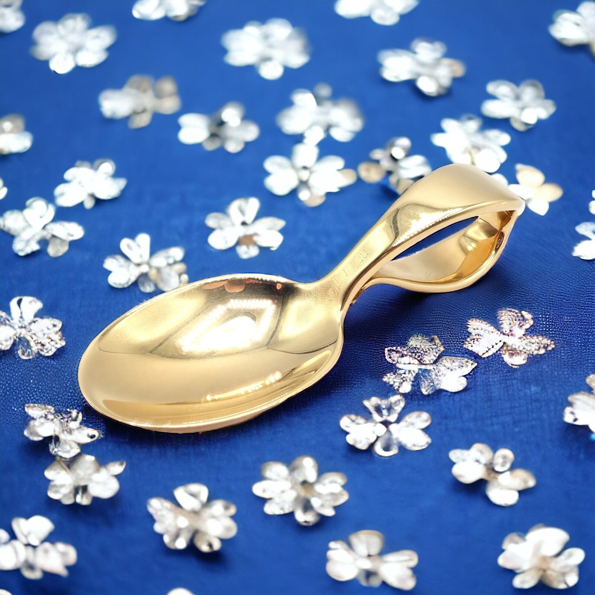TIFFANY&Co. ティファニー キャンディスプーン ゴールド Authentic! Tiffany & Co Makers 18k Yellow Solid Gold Baby Spoon