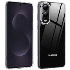 For Samsung Galaxy S25 edge Case Clear TPU Shockproof Anti Yellowing Phone Cover