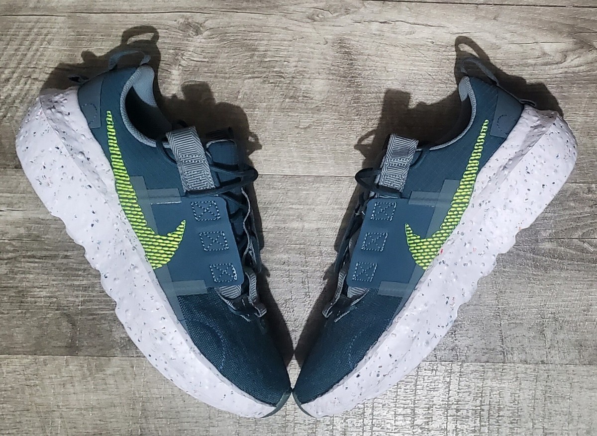 NIB Nike Men\'s Crater Impact SE Shoes
# DJ6308 002
ash green/grey/volt NIB Nike Crater Impact SE Men main image 2