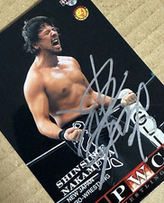 2005 BBM Shinsuke Nakamura Autograph Card /50 NJPW New Japan Pro WWE NOAH