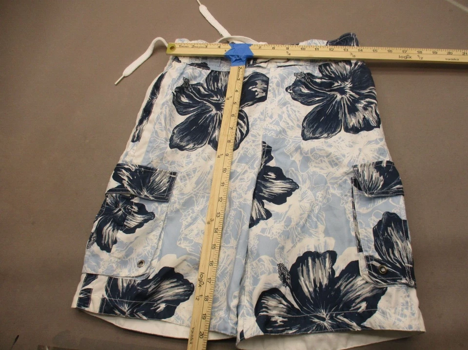 Shorts de natação MOSSIMO SUPPLY CO tamanho S masculino cintura elástica forrado com cordão 948 - Imagem 2 de 4