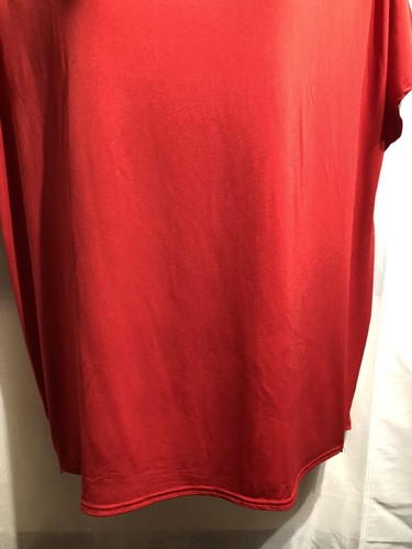 CAMICETTA ROSSA LIPSY A MANICHE CORTE TAGLIA 18/46 (WT334) - Foto 3 di 11